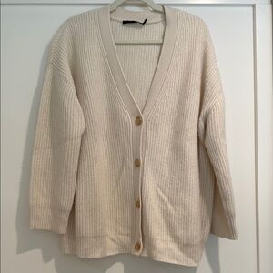 JENNI KAYNE
Cashmere Cocoon Cardigan size Small Ivory